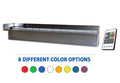 IGNITE NITEFALLS 24" STAINLESS STEEL COLOR CHANGING SPILLWAY WITH REMOTE image 0