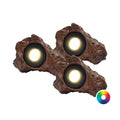 IGNITE (3) 3-WATT SUBMERSIBLE LED COLORING CHANGING ROCK LIGHT PACKAGE WITH TRANSFORMER image 0