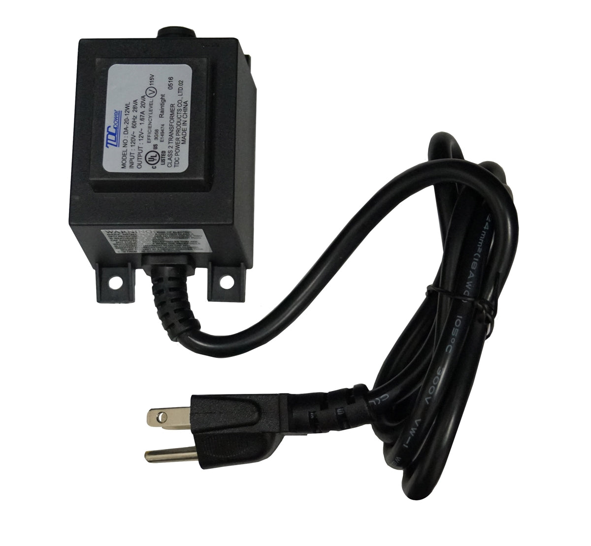 IGNITE 20 WATT 12 VOLT LOW VOLTAGE TRANSFORMER image 0