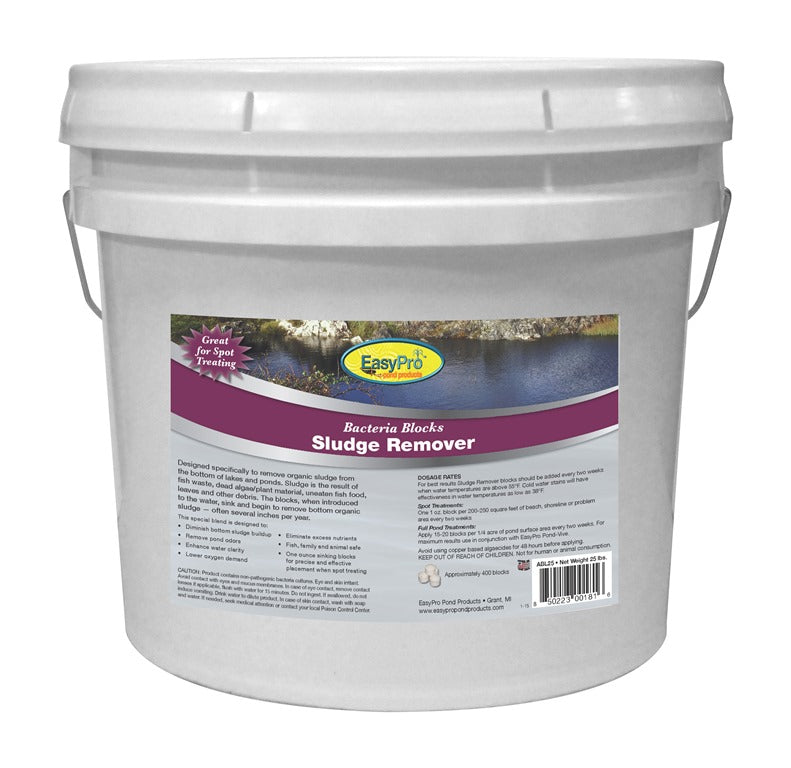 EASYPRO SLUDGE REMOVER BLOCKS, 25lb. PAIL image 0