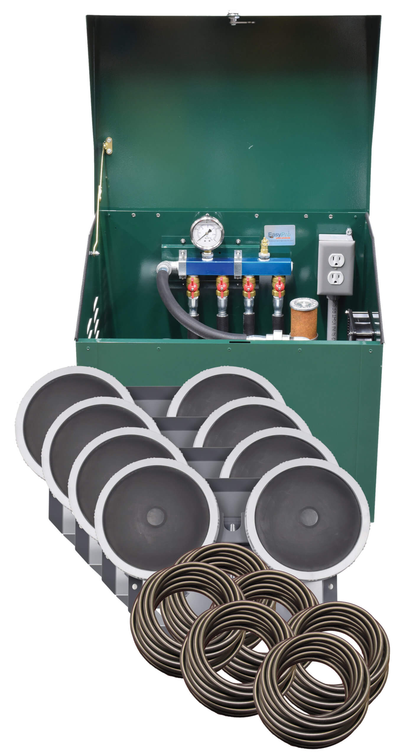 EASYPRO SENTINEL DELUXE AERATION SYSTEM – COMPLETE PA75W SYSTEM WITH CABINET image 0