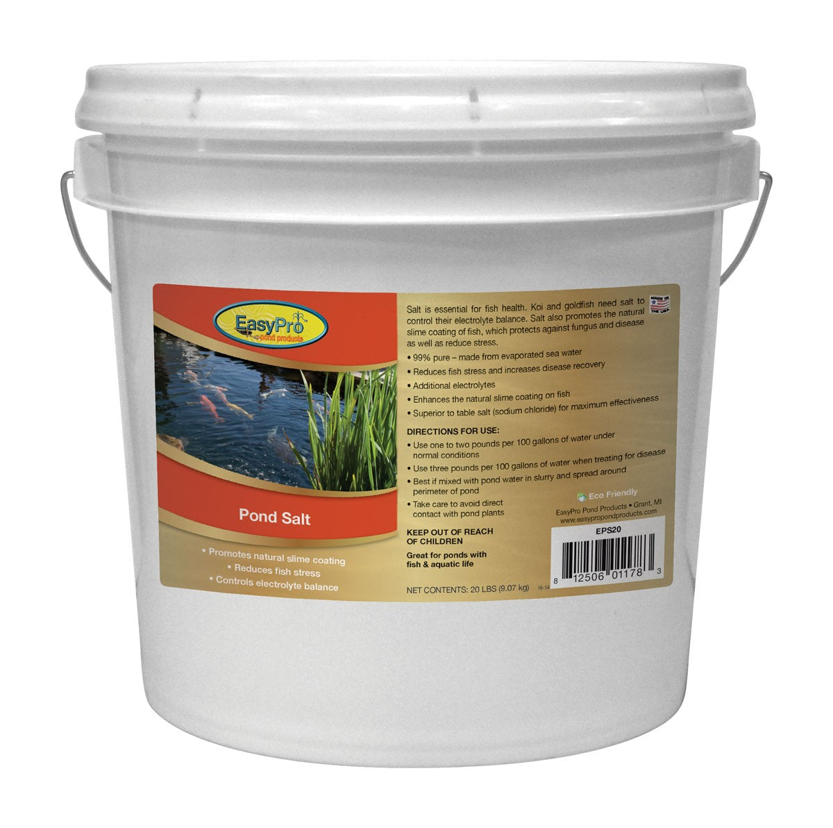 EASYPRO POND SALT - 20 lb. PAIL image 0