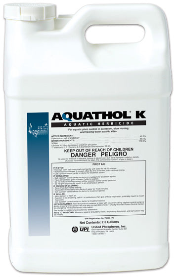 AQUATHOL K LIQUID HERBICIDE - 2.5 GALLONS image 0