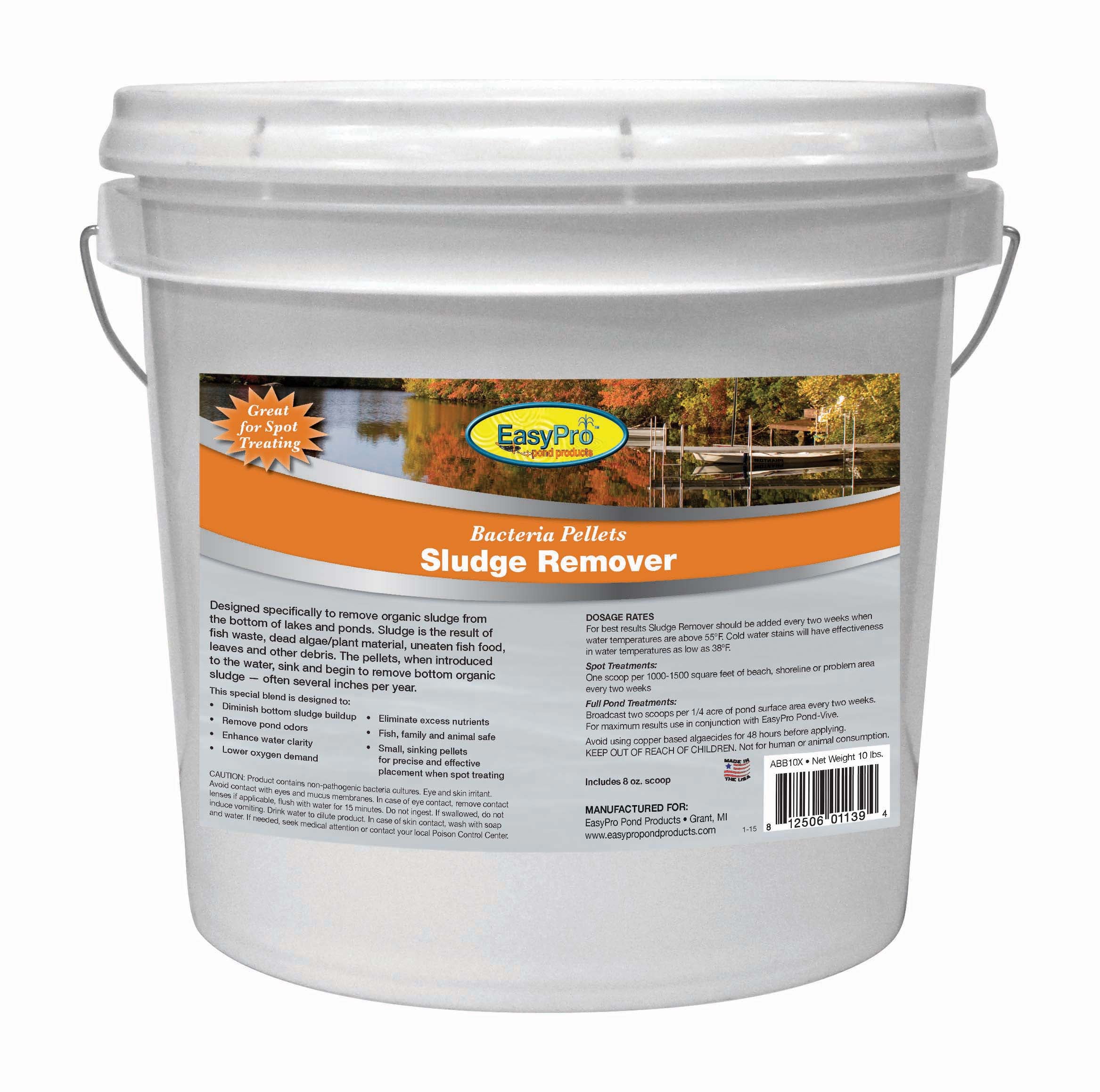 EASYPRO SLUDGE REMOVER PELLETS, 10lb. PAIL image 0
