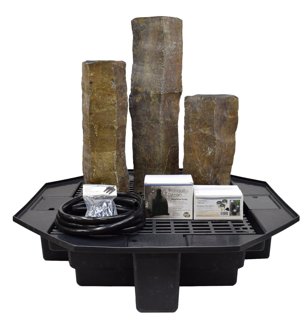 EASYPRO POLISHED TOP REAL BASALT 3 PACK KIT TALL BASALTS image 1
