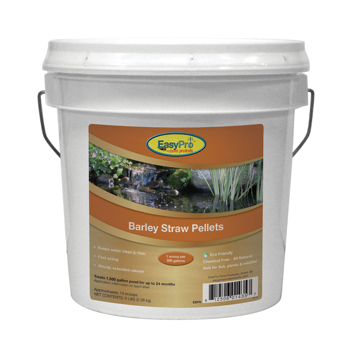 EASYPRO BARLEY STRAW PELLETS - 5lb. PAIL image 0