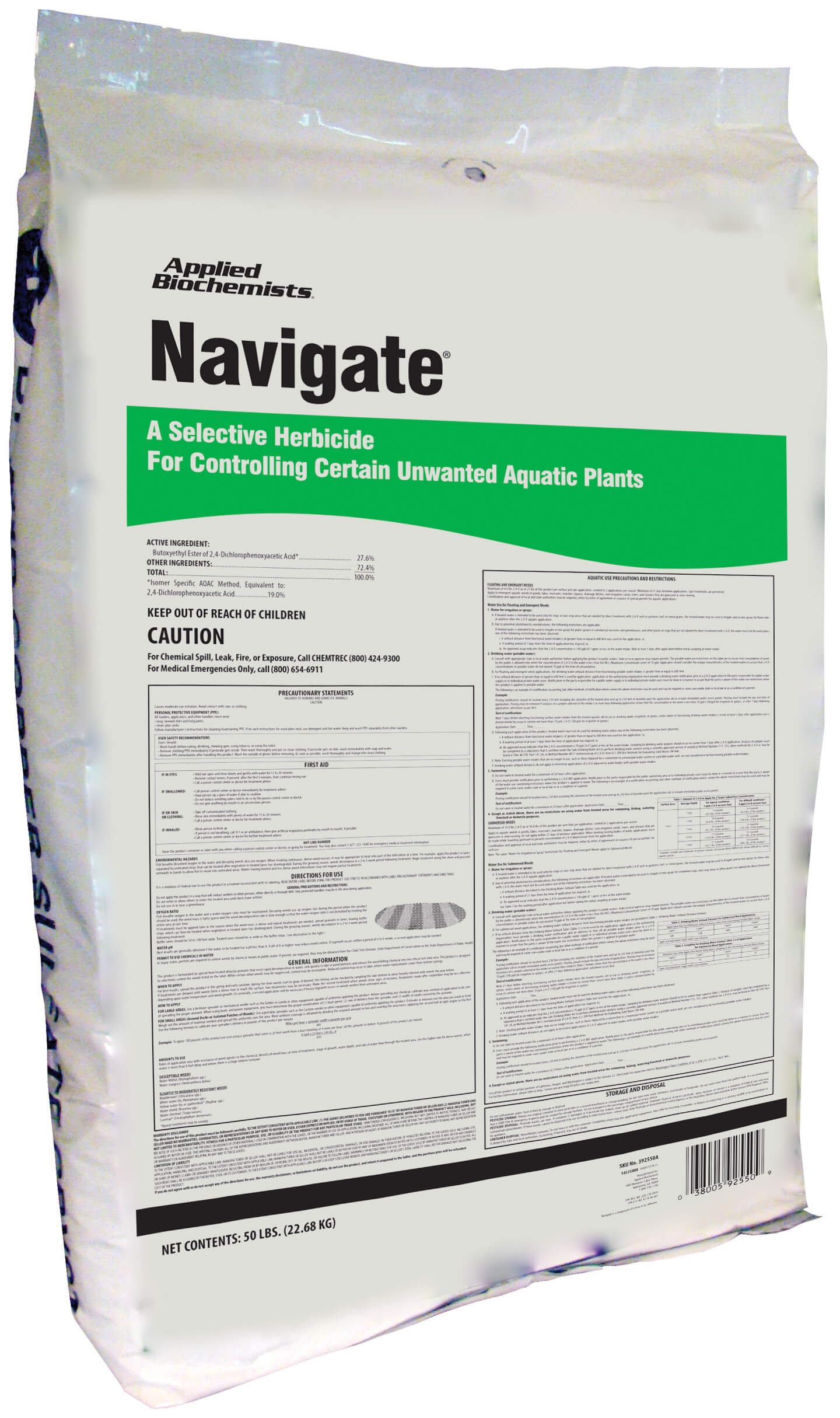 NAVIGATE HERBICIDE - 50 lb. BAG image 0