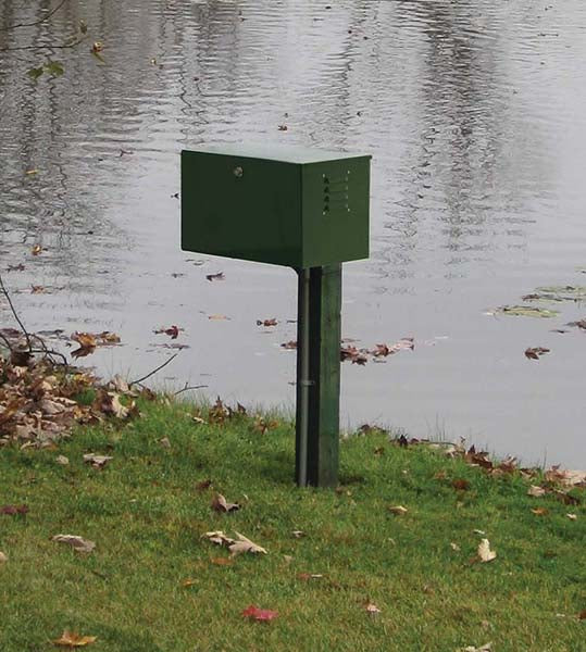 EASYPRO SENTINEL DELUXE AERATION SYSTEM – COMPLETE PA66W SYSTEM WITH POST MOUNTED CABINET image 0