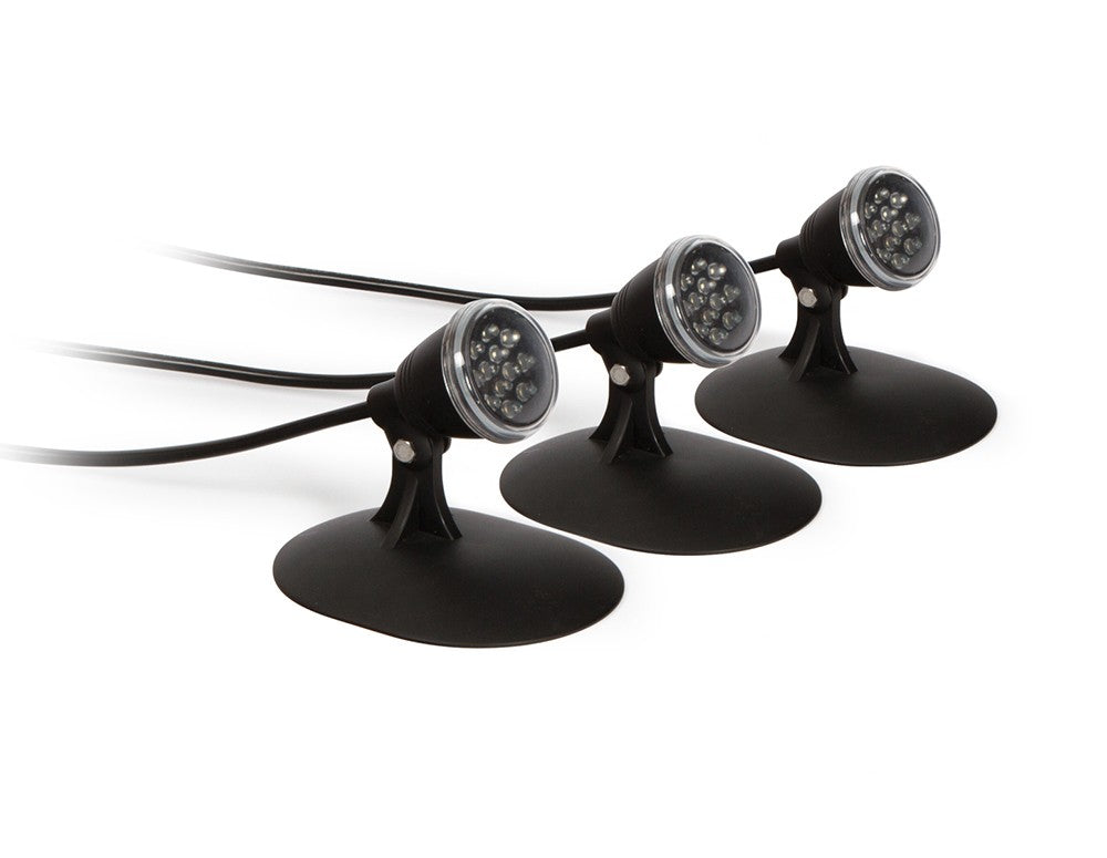 ATLANTIC WARM WHITE TRIPLE POND LIGHT KIT 3 WATT image 0