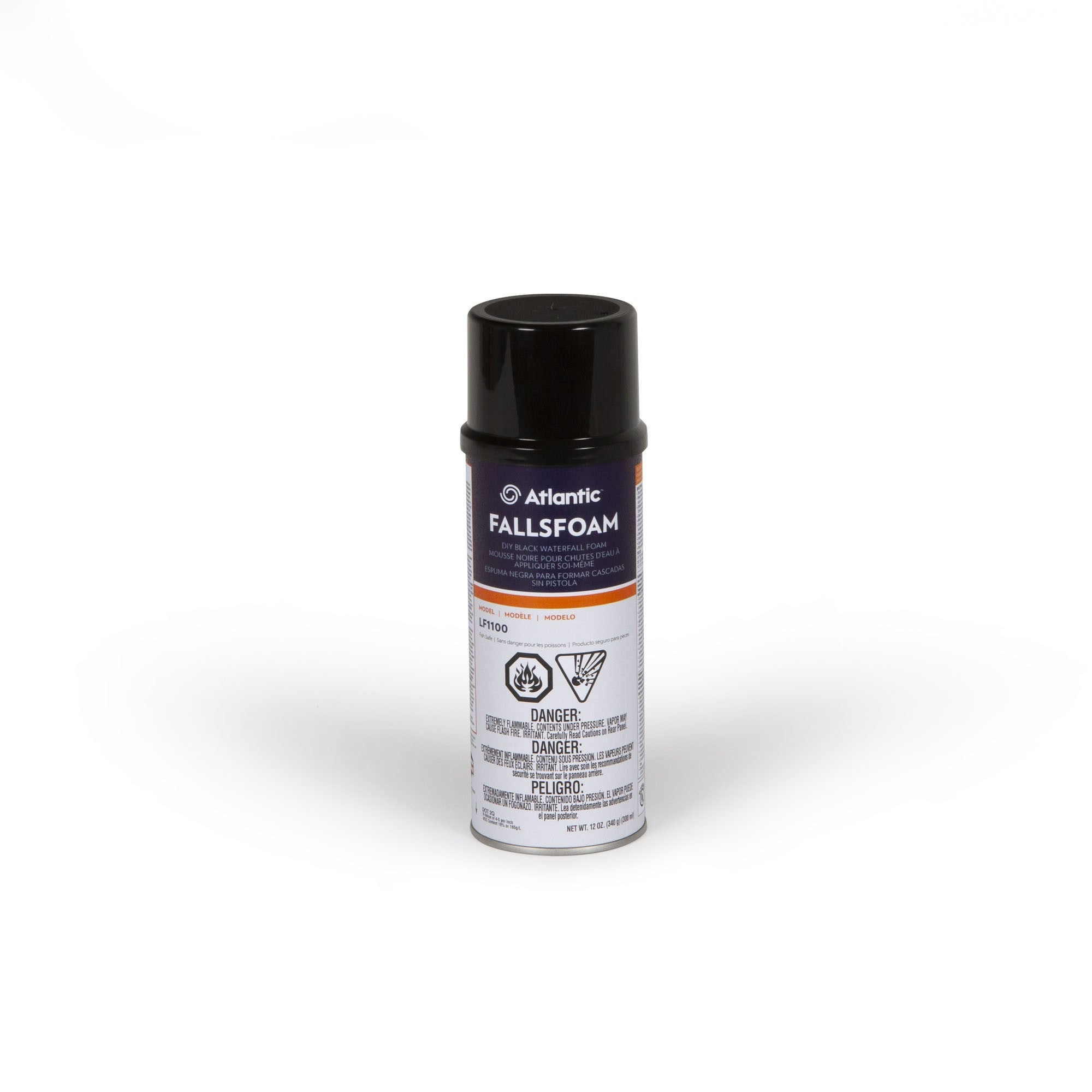 ATLANTIC BLACK HANDI FALLSFOAM 12 OZ. image 0