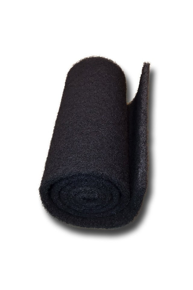 28" X 10' BLACK COARSE 1.25" image 0