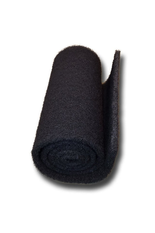 28" X 10' BLACK COARSE 1.25" image 0
