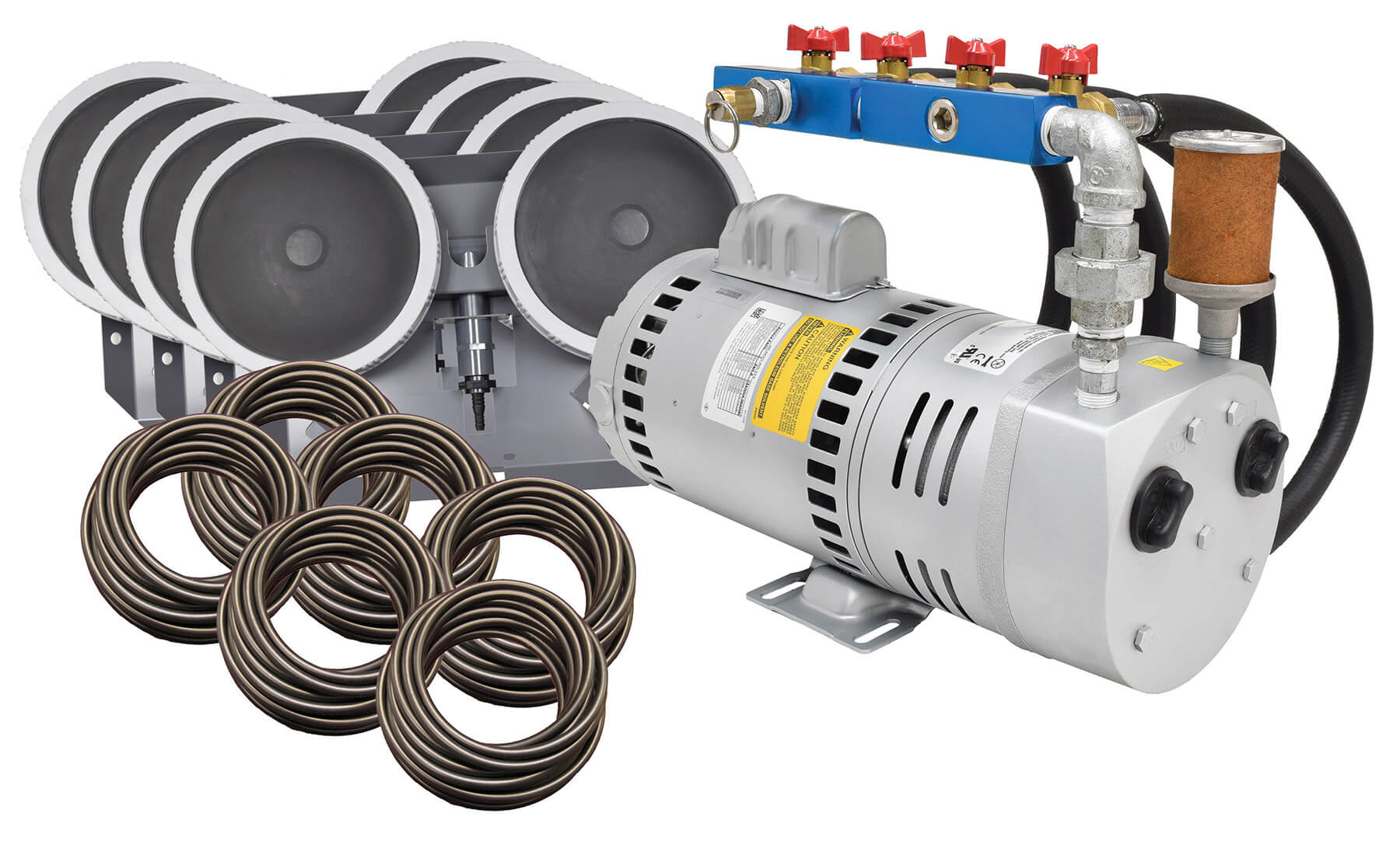 EASYPRO PA75W 3/4 HP ROTARY VANE AERATION KIT WITH QUICK SINK TUBING image 0