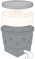 EASYPRO TEMPO FILTER REPLACEMENT BOTTOM PAD image 0