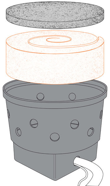 EASYPRO TEMPO FILTER REPLACEMENT BOTTOM PAD image 0