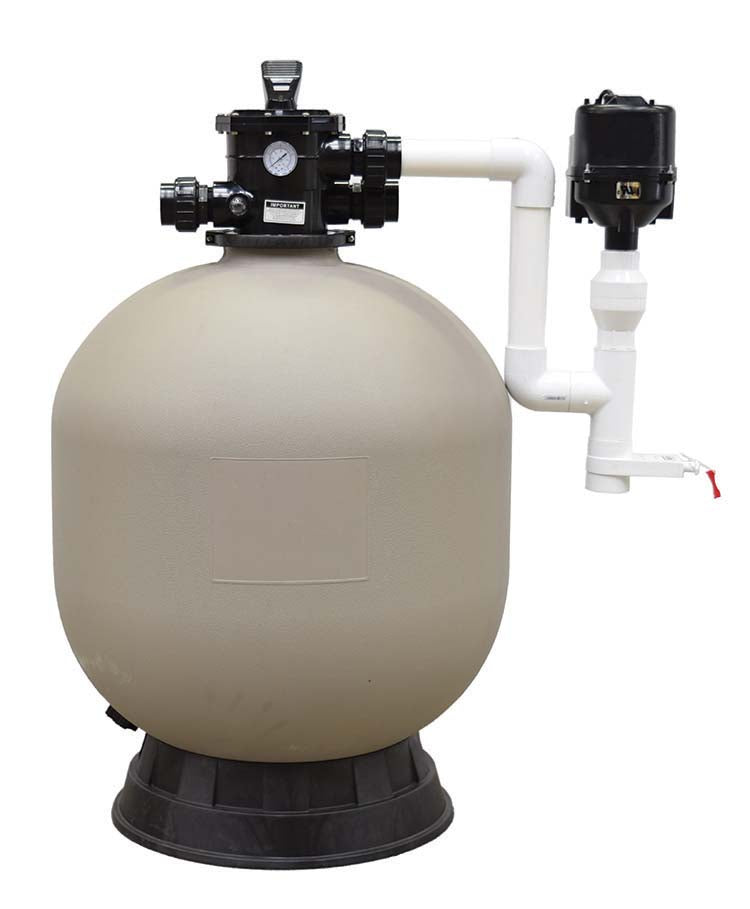 EASYPRO PRESSURIZED BEAD FILTER WITH BLOWER 10000 GALLON MAXIMUM image 0