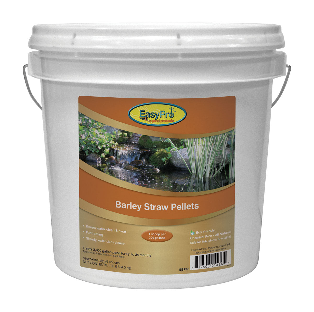 EASYPRO BARLEY STRAW PELLETS - 10lb. PAIL image 0